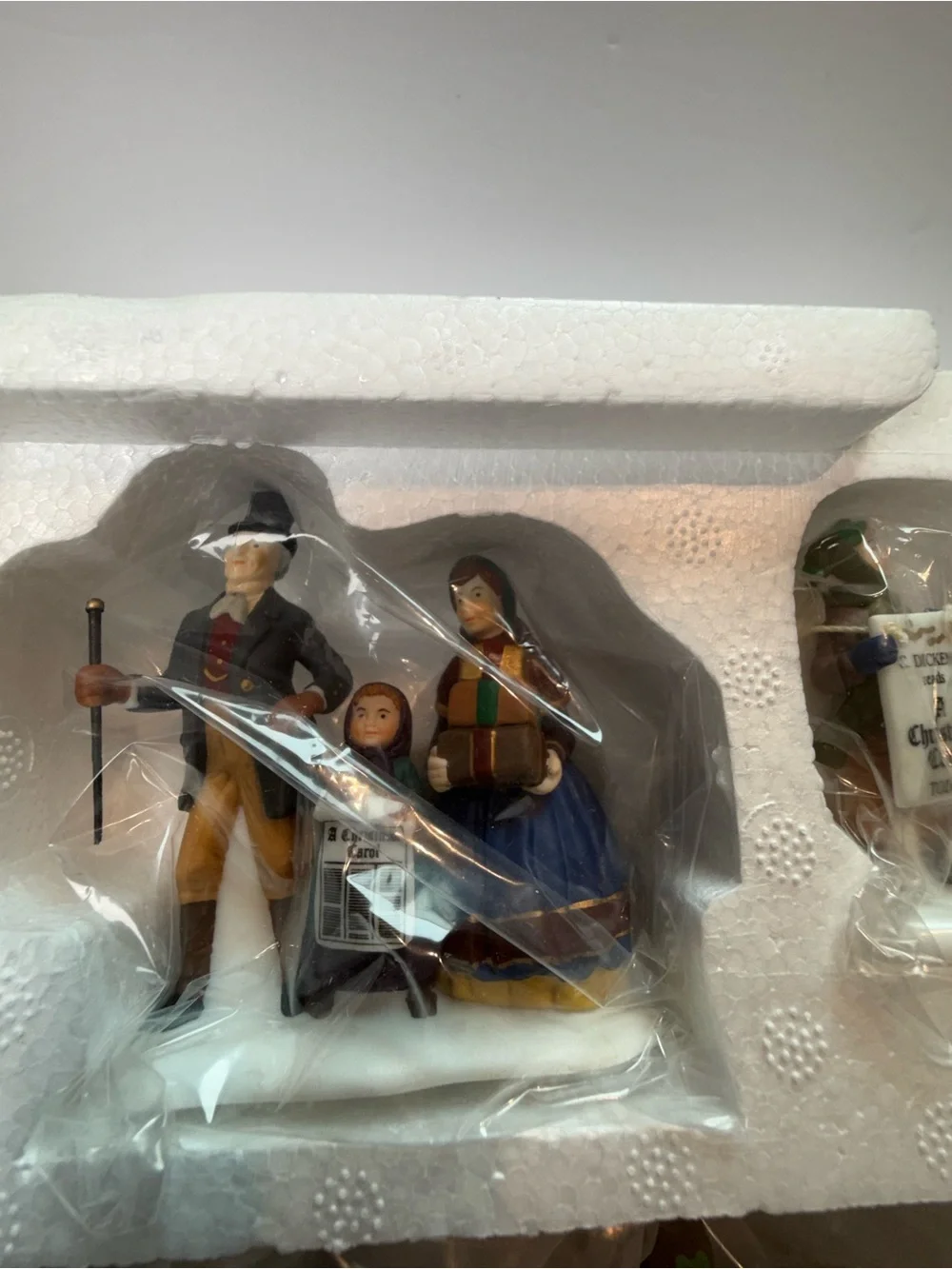 Department 56 Dickens Village A Christmas Carol Reading Set Limited Edition VTG